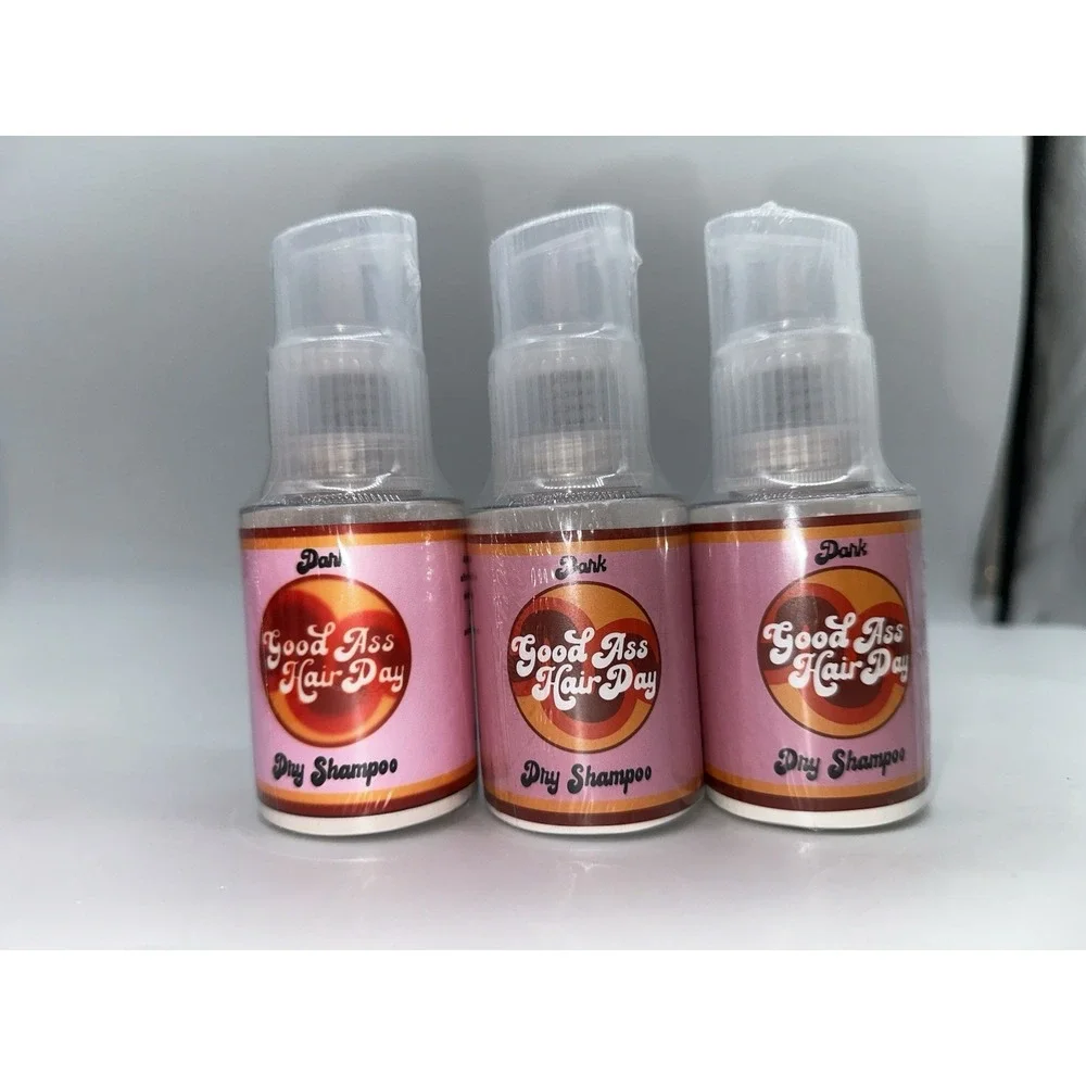 Good Ass Hair Day Dark Dry Shampoo 2.8oz All Natural (Pack of 3)